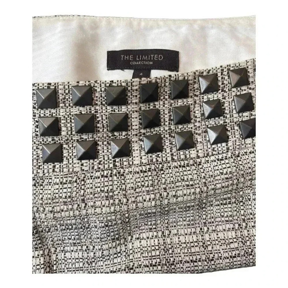 The Limited Tan Studded Tweed‎ Skirt Women’s Size 4 - Picture 3 of 3